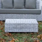 Zahradní konferenční stolek z přírodního vlákna od Kubù - Isildur Viadurini