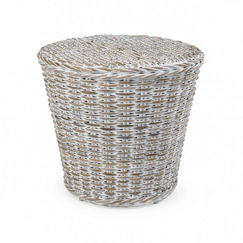 Zahradní konferenční stolek z přírodního vlákna od Kubù - Yokai Viadurini