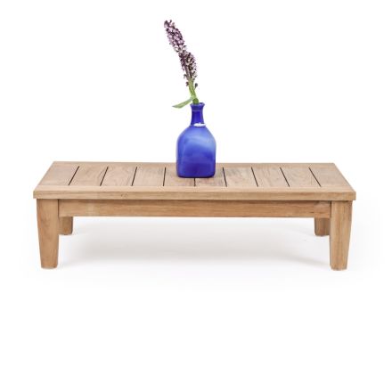 Zahradní konferenční stolek z přírodního teakového dřeva - Artes Viadurini