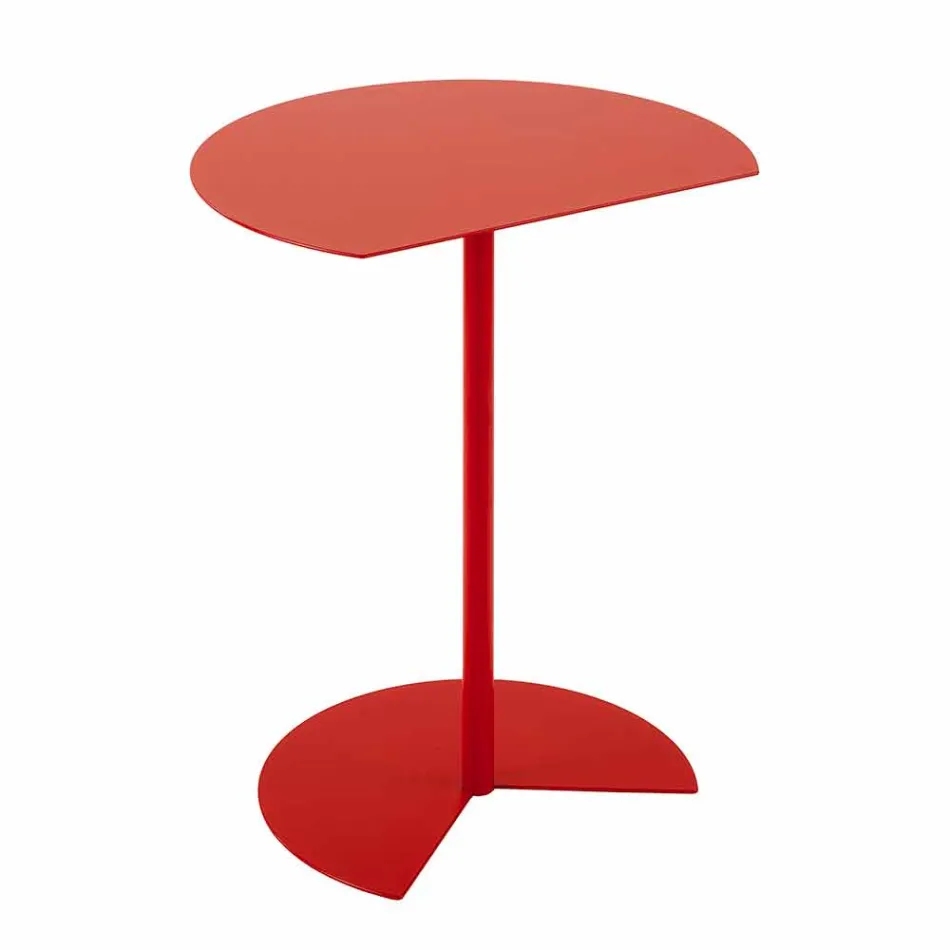 Moderní designový barevný kovový zahradní konferenční stolek ve 3 velikostech - Cettina Viadurini