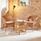 Zahradní konferenční stolek z medového proutí - Nathaniel Viadurini