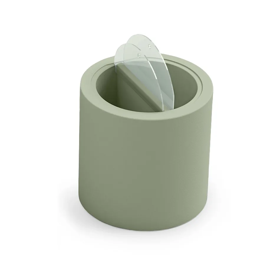 Polyetylenový zahradní konferenční stolek s nádobou Made in Italy - Stracco Viadurini