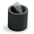 Zahradní konferenční stolek z polyetylenu s nádobou Vyrobeno v Itálii - Stracco Viadurini