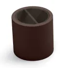 Zahradní konferenční stolek z polyetylenu s nádobou Vyrobeno v Itálii - Stracco Viadurini