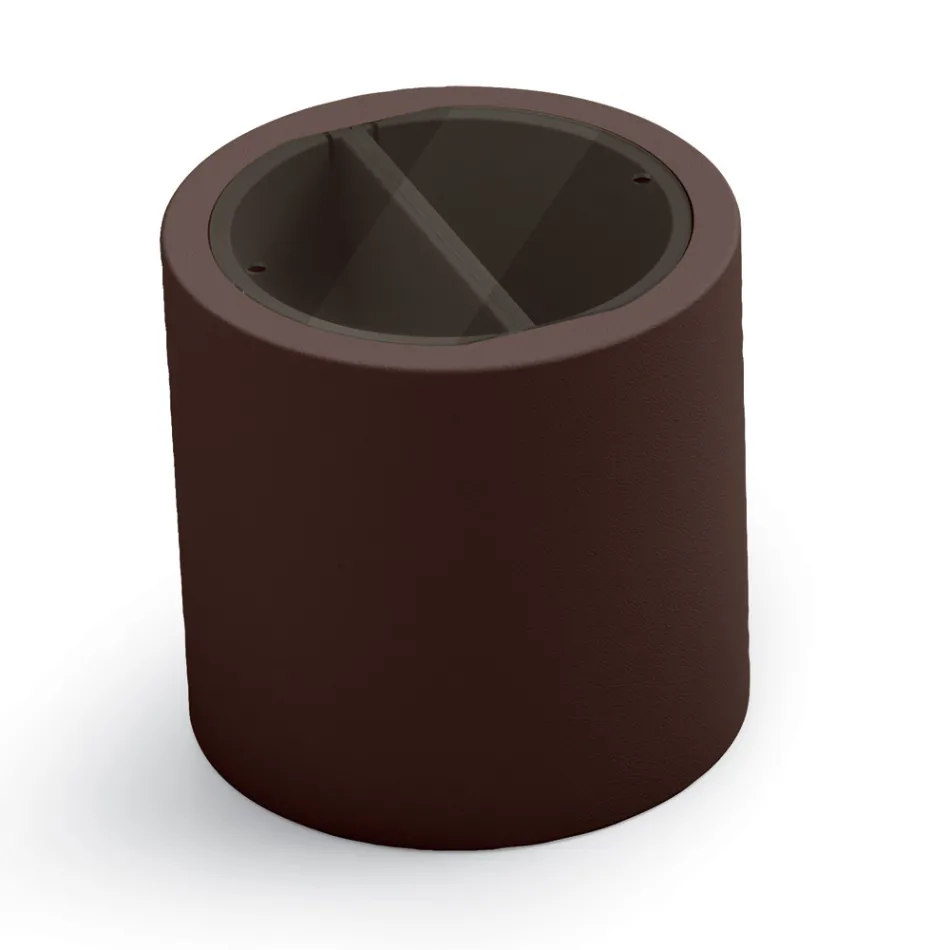 Zahradní konferenční stolek z polyetylenu s nádobou Vyrobeno v Itálii - Stracco Viadurini