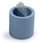 Zahradní konferenční stolek z polyetylenu s nádobou Vyrobeno v Itálii - Stracco Viadurini