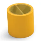 Zahradní konferenční stolek z polyetylenu s nádobou Vyrobeno v Itálii - Stracco Viadurini