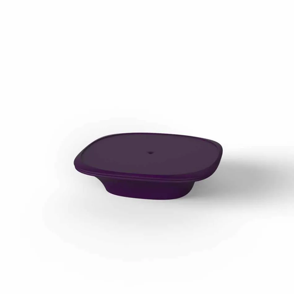 Moderní zahradní stůl Ufo 100x100 cm od firmy Vondom, z polyethylenu Viadurini