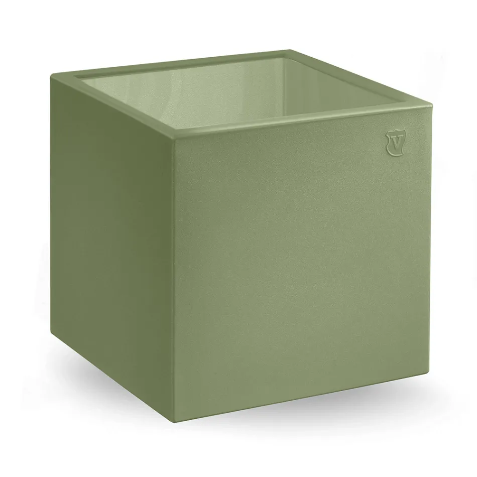 Square Garden konferenční stolek z barevného polyetylenu Made in Italy - Noemi Viadurini