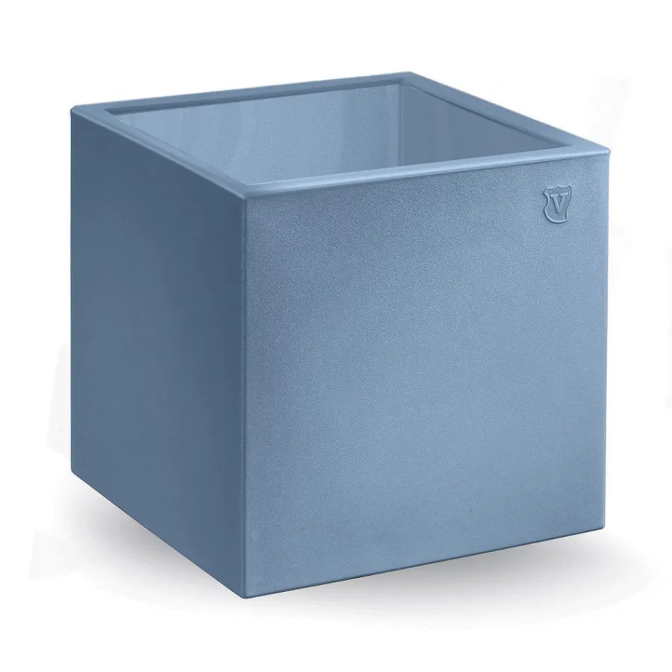 Square Garden konferenční stolek z barevného polyetylenu Made in Italy - Noemi Viadurini