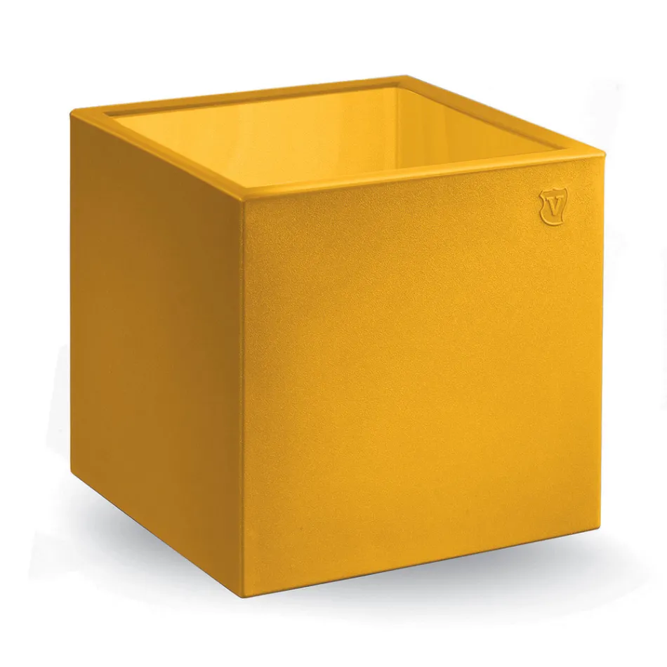 Square Garden konferenční stolek z barevného polyetylenu Made in Italy - Noemi Viadurini