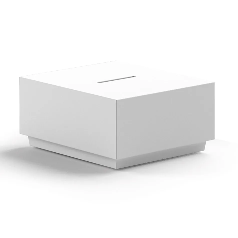 Konferenční stolek Square Garden z polyetylenu vyrobený v Itálii - Macao Viadurini