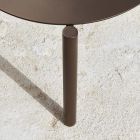 Kulatý zahradní konferenční stolek z lakovaného hliníku - Bahia od Varaschin Viadurini