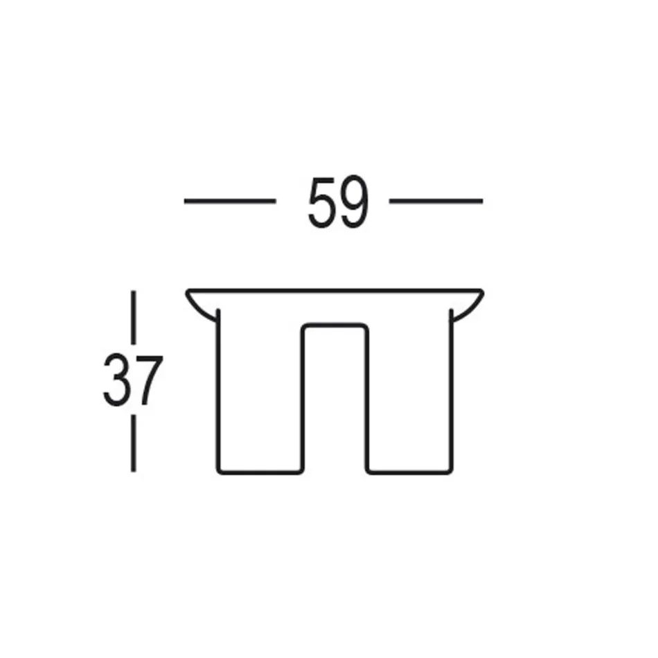 Kulatý zahradní konferenční stolek z HPL a polyetylenu vyrobený v Itálii - Freccia Viadurini