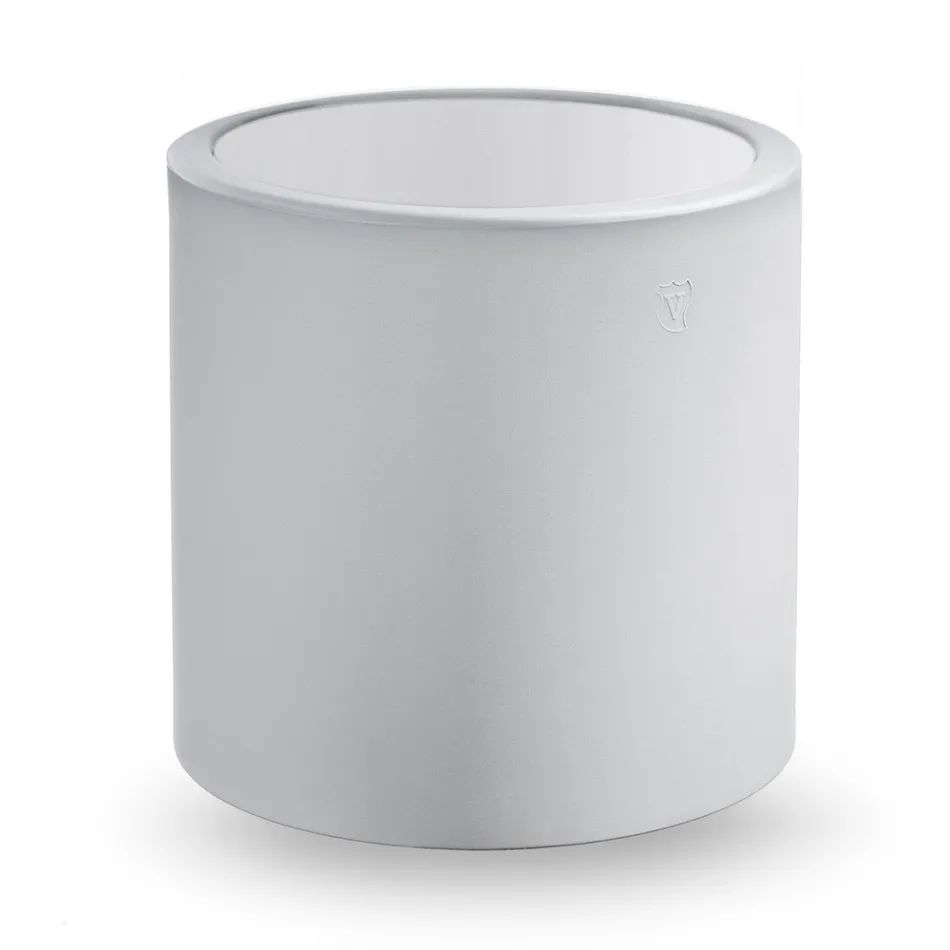 Kulatý zahradní konferenční stolek z barevného polyetylenu Made in Italy - Noemi Viadurini