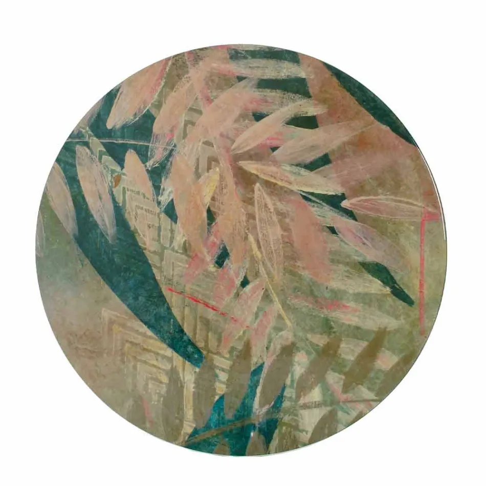 Vnitřní nebo venkovní konferenční stolek s kovovou konstrukcí vyrobený v Itálii - Carim Viadurini