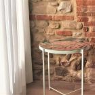 Vnitřní nebo venkovní konferenční stolek s kovovou konstrukcí vyrobený v Itálii - Carim Viadurini