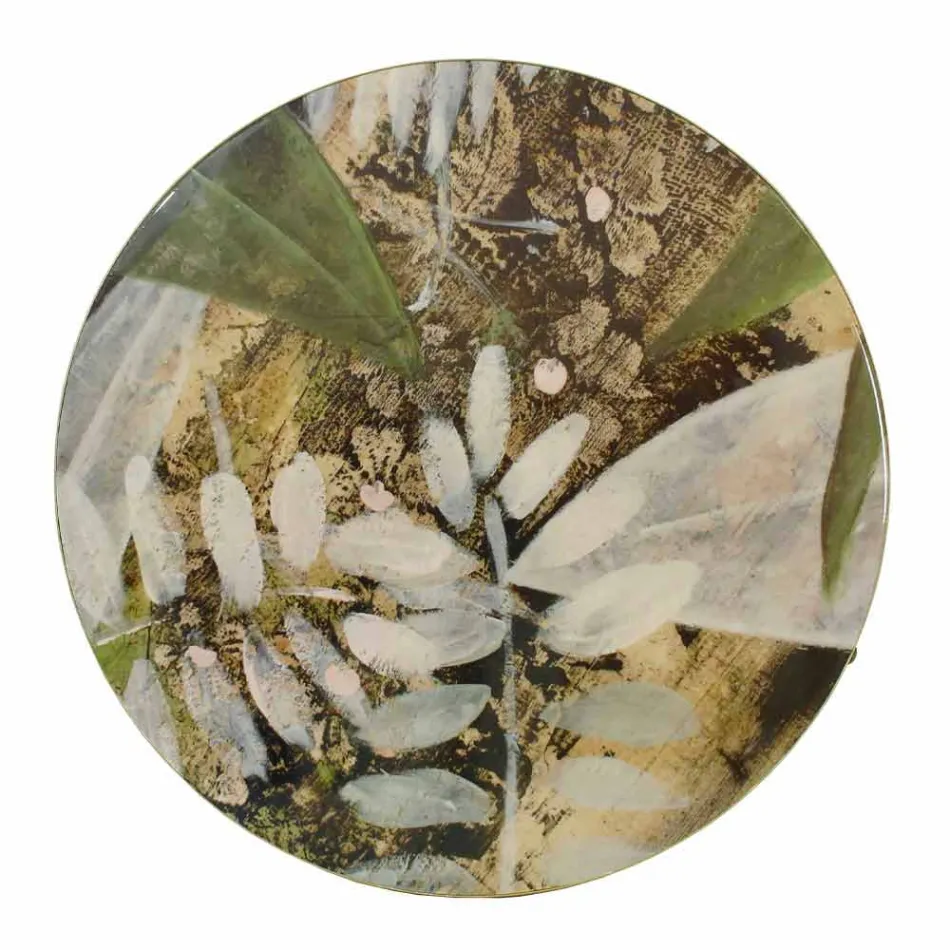 Vnitřní nebo venkovní konferenční stolek s kovovou konstrukcí vyrobený v Itálii - Carim Viadurini