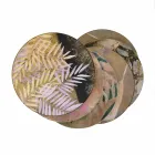 Vnitřní nebo venkovní konferenční stolek s kovovou konstrukcí vyrobený v Itálii - Carim Viadurini