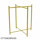 Vnitřní nebo venkovní konferenční stolek s kovovou konstrukcí vyrobený v Itálii - Carim Viadurini