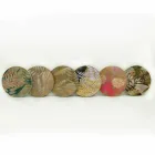 Vnitřní nebo venkovní konferenční stolek s kovovou konstrukcí vyrobený v Itálii - Carim Viadurini