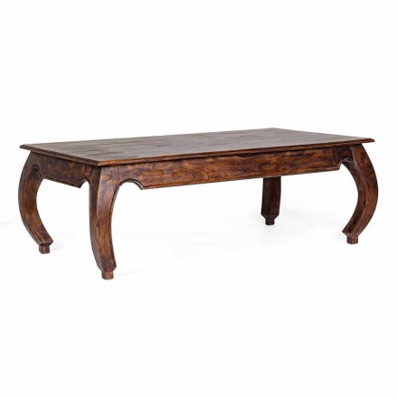 Klasický konferenční stolek z masivního akáciového dřeva Homemotion - Zucco Viadurini