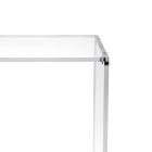 Konferenční stolek s 1 policí z průhledného plexiskla Made in Italy - Mulan Viadurini