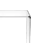 Konferenční stolek s 1 policí z průhledného plexiskla Made in Italy - Mulan Viadurini