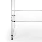 Konferenční stolek s 1 policí z průhledného plexiskla Made in Italy - Mulan Viadurini