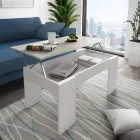 Konferenční stolek s dřevěnou nádobou - Scandio Viadurini