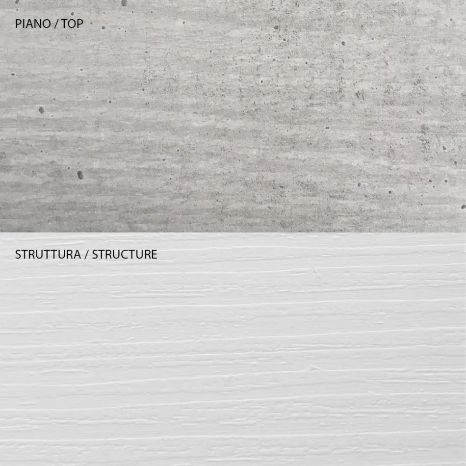 Konferenční stolek s dřevěnou nádobou - Scandio Viadurini