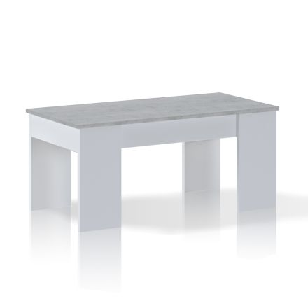 Konferenční stolek s dřevěnou nádobou - Scandio Viadurini