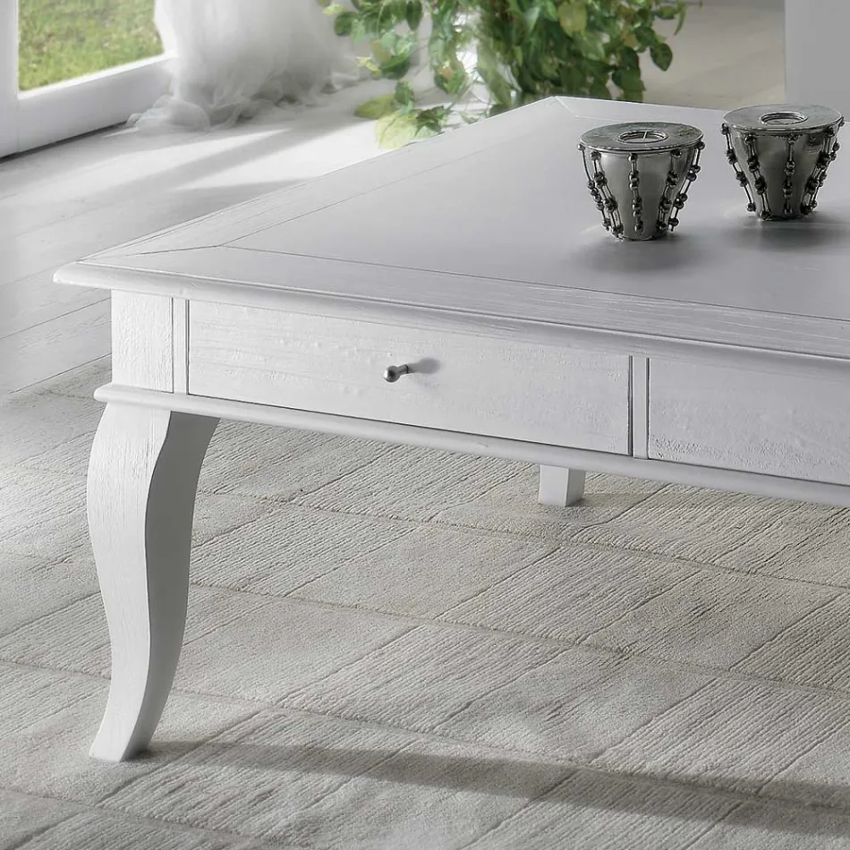 Konferenční stolek s pevnými částmi v Ay - ous a Linden Made in Italy - Era Viadurini