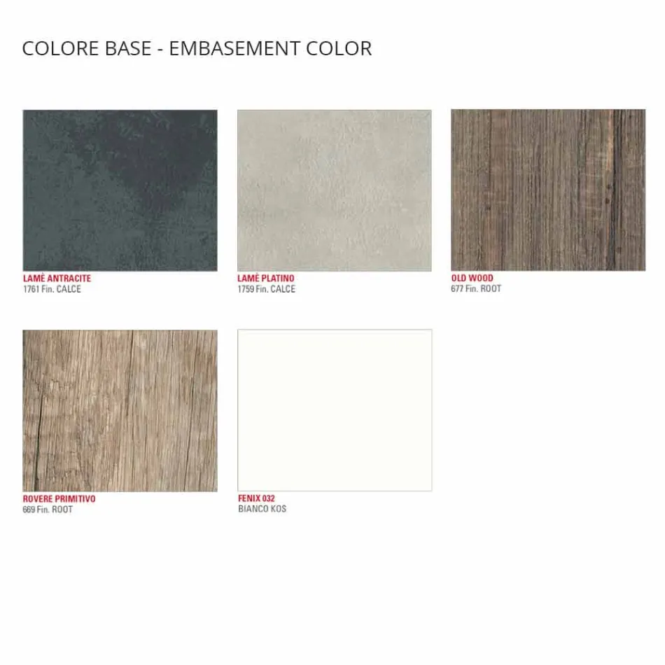 Konferenční stolek s otočnými deskami v HPL Made in Italy, Precious - Paříž Viadurini