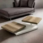 Konferenční stolek s otočnými deskami v HPL Made in Italy, Precious - Paříž Viadurini