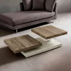 Konferenční stolek s otočnými deskami v HPL Made in Italy, Precious - Paříž Viadurini