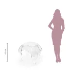 Konferenční stolek s plexiskelnou deskou a podnoží Made in Italy - Brento Viadurini