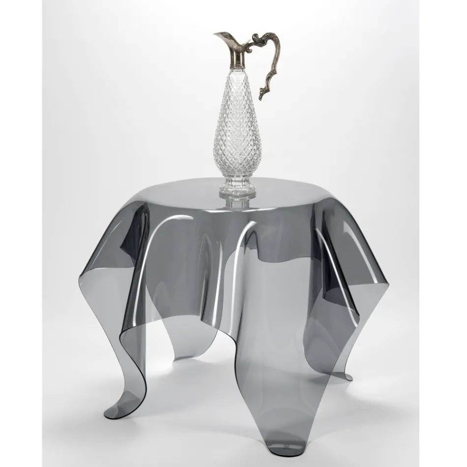 Konferenční stolek s deskou a podnoží z plexiskla Made in Italy - Brento Viadurini