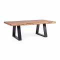 Moderní konferenční stolek Homemotion s deskou z akátového dřeva - Vinni