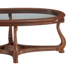 Konferenční stolek se skleněnou deskou Made in Italy - Sedna Viadurini