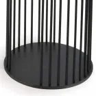 Konferenční stolek s kulatým keramickým povrchem vyrobený v Itálii - Montebianco Viadurini