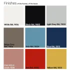 Konferenční stolek s kulatou mramorovou deskou Made in Italy - Makino Viadurini