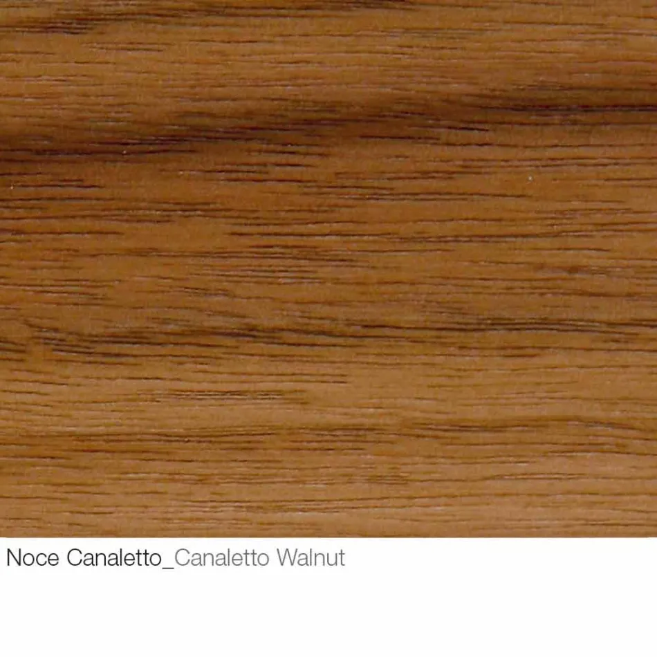 Konferenční stolek s kulatým dřevěným topem vyrobené v Itálii - Montebianco Viadurini