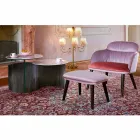 Designový konferenční stolek se 2 kulatými deskami v Gresu vyrobený v Itálii - Stockholmu Viadurini