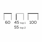 Designový konferenční stolek se 2 kulatými deskami v Gresu vyrobený v Itálii - Stockholmu Viadurini