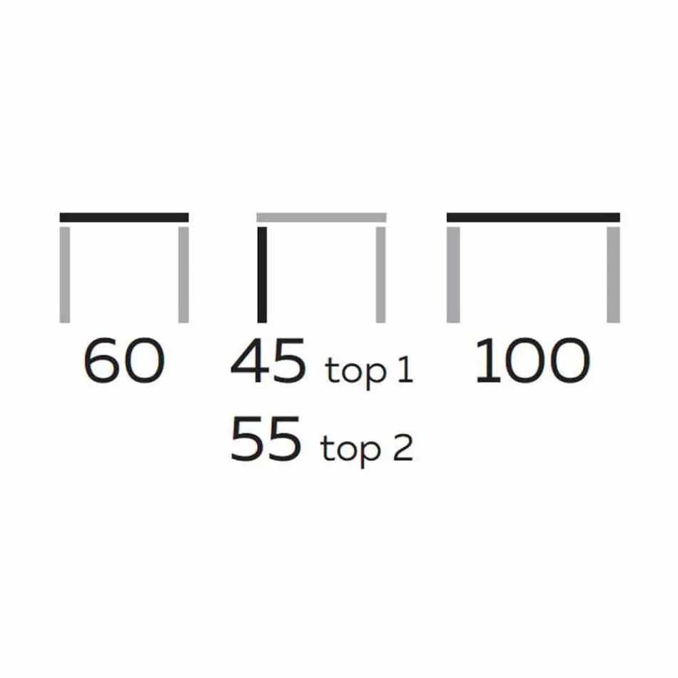 Designový konferenční stolek se 2 kulatými deskami v Gresu vyrobený v Itálii - Stockholmu Viadurini