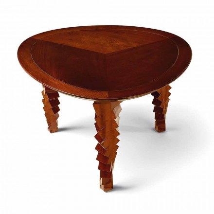 Konferenční stolek moderního designu ze dřeva, made in Italy, Loris Viadurini