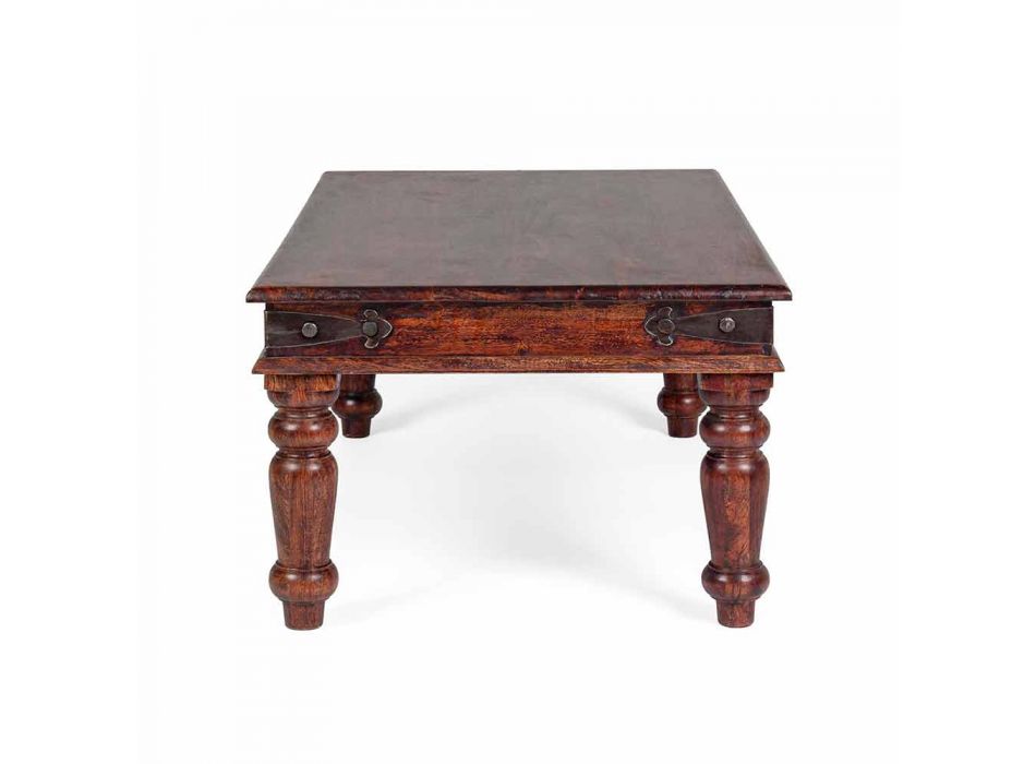 Konferenční stolek z masivního dřeva Homemotion Classic Design - Benson Viadurini