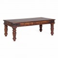 Konferenční stolek z masivního dřeva Homemotion Classic Design - Benson