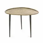 Designový konferenční stolek Homemotion s hliníkovou deskou - Yamila Viadurini